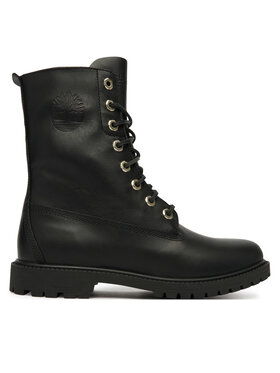 Timberland Gležnjarji Timberland Premium 8 Inch Lace Up Wp TB0A43MXW021 Črna