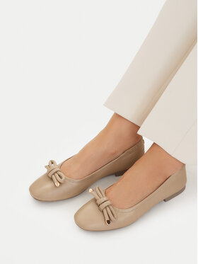 U.S. Polo Assn. Балетки U.S. Polo Assn. EO-OXANA001W/6L1 Світло-бежевий