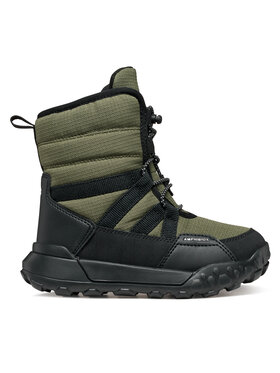 Geox Schneeschuhe Geox J Trekkyup Boy B Abx J46MBC 08V50 C0450 S Dunkelgrün