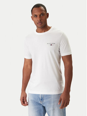 Tommy Hilfiger Tommy Hilfiger Camiseta Brand Love MW0MW41456 Blanco Regular Fit