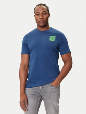 Calvin Klein Jeans Calvin Klein Jeans Póló Gradient Monogram LV04RC859G Kék Regular Fit