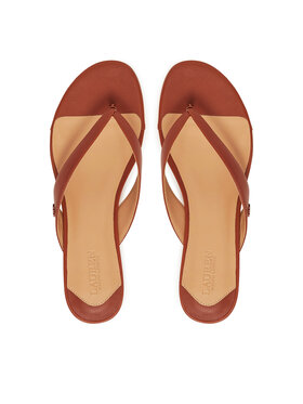 LAUREN RALPH LAUREN Джапанки LAUREN RALPH LAUREN Francesca 802966841002 Кафяв