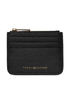 Tommy Hilfiger Θήκη πιστωτικών καρτών Tommy Hilfiger Th Modern Cc Holder AW0AW18486 Μαύρο