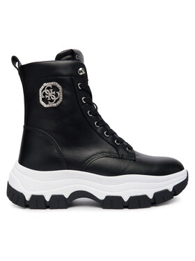Guess Šnurovacia obuv Guess FLFBNZ ELE12 Čierna