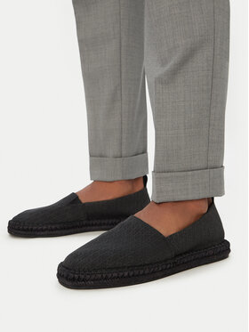 Calvin Klein Espadrilles Calvin Klein Espadrille Aop Cv HM0HM02231 Schwarz