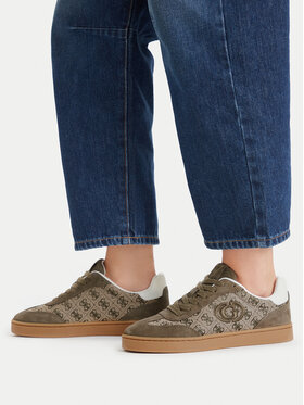 Guess Снікерcи Guess FLTJAC LEA12 Хакі