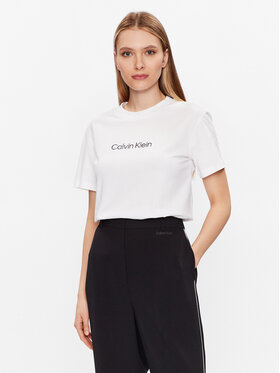 Calvin Klein Calvin Klein Póló Hero Logo K20K205448 Fehér Regular Fit
