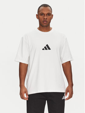 adidas adidas Футболка Z.N.E. JC5482 Білий Loose Fit