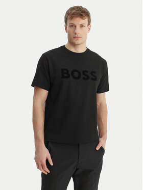 BOSS BOSS Camiseta TS_Iconic Logo 50553636 Negro Regular Fit