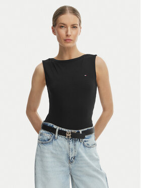 Tommy Hilfiger Tommy Hilfiger Top WW0WW47807 Negro Slim Fit