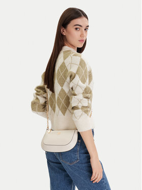 Tommy Hilfiger Handtasche Tommy Hilfiger Th Glam Mini Chain Crossover AW0AW18142 Creme