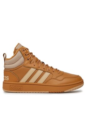 adidas Sneakersy adidas Hoops 3.0 Mid IF2636 Hnědá
