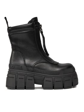 Buffalo Īsie zābaki Buffalo Gospher Zip Boot BN1622350 Melns