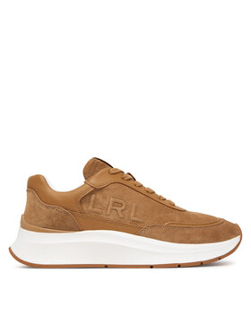 LAUREN RALPH LAUREN Sneakersy LAUREN RALPH LAUREN 802P18468001 Brązowy