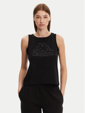 Kappa Kappa Топ Logo Gria 382129W Чорний Regular Fit