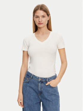 Guess Guess Футболка O5GI00 KBBU1 Écru Boxy Fit