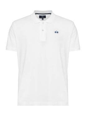 La Martina La Martina Поло BPMP01 PK031 Білий Regular Fit