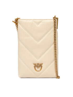 PINKO Taška na telefón PINKO Phone Case PCPL 105358 A2W2 Écru
