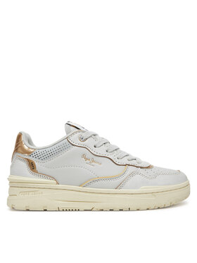 Pepe Jeans Laisvalaikio batai Pepe Jeans Chester Distress W PLS00033 Balta
