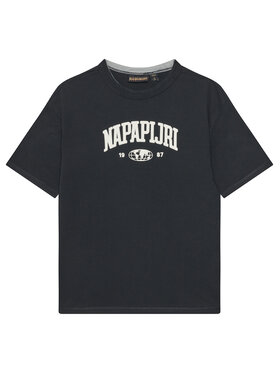 Napapijri Napapijri Футболка S-Inot NP0A891F D Чорний Regular Fit