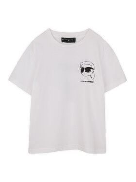 Karl Lagerfeld Kids Karl Lagerfeld Kids Camiseta Z31103 S Blanco Regular Fit