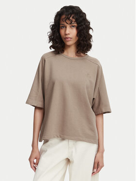 Beverly Hills Polo Club Beverly Hills Polo Club Camiseta P-SS26W-TS00817 Marrón claro Oversize
