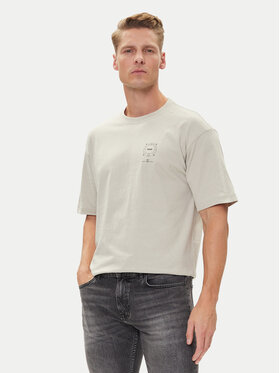 BOSS BOSS Camiseta Te_Voyage 50546370 Beis Relaxed Fit