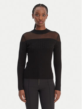 Guess Guess Jersey W6RR70 Z2YK2 Negro Regular Fit