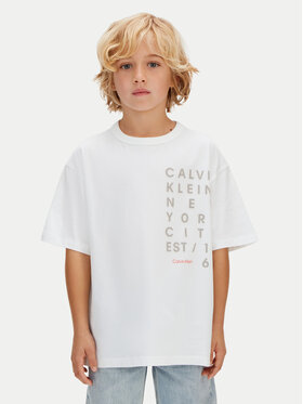 Calvin Klein Jeans Calvin Klein Jeans Camiseta LVCKSJA02B Blanco Relaxed Fit