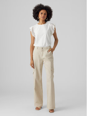 Vero Moda Vero Moda Camiseta 10286067 Blanco Loose Fit