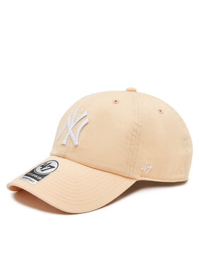 47 Brand Šiltovka 47 Brand Mlb New York Yankees '47 Clean Up W/ No Loop Label B-NLRGW17GWS-AF Oranžová