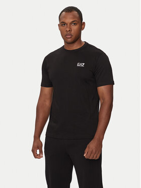 EA7 Emporio Armani EA7 Emporio Armani Футболка 8NPT25 PJVPZ 1200 Чорний Regular Fit
