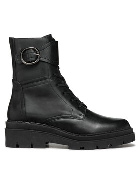 Geox Schnürschuhe Geox D Felleny D46XEB 00043 C9999 Schwarz