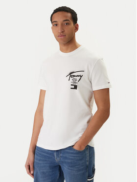 Tommy Jeans Tommy Jeans Camiseta DM0DM22553 Blanco Regular Fit