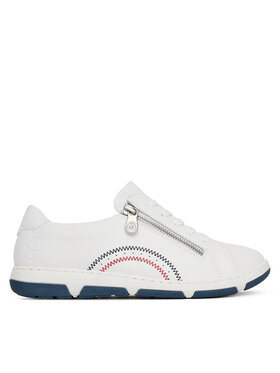 Rieker Sneakersy Rieker 42424-80 Biały