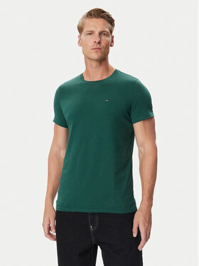 Tommy Jeans Tommy Jeans Camiseta DM0DM04411 Verde oscuro Slim Fit