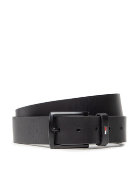 Tommy Hilfiger Cinturón para hombre Tommy Hilfiger Denton Matte 3.5 AM0AM08362 Negro