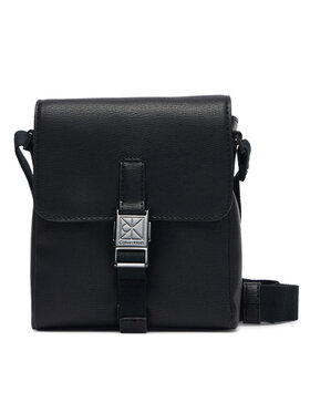 Calvin Klein Мъжка чантичка Calvin Klein Emblem Hw Flap Reporter LV04D3506G Черен