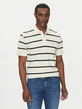 Gant Gant Polo majica 2014022 Écru Regular Fit