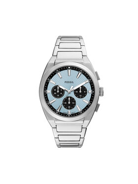 Fossil Годинник Fossil Everett  Chronograph FS6105 Срібний