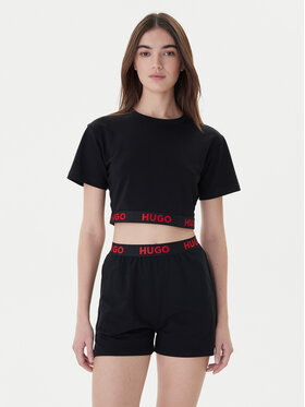 HUGO Hugo Футболка Logo 50520497 Чорний Relaxed Fit