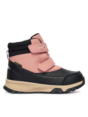 Tommy Hilfiger Sniega zābaki Tommy Hilfiger Velcro Bootie T1A5-34048-1592 S Melns