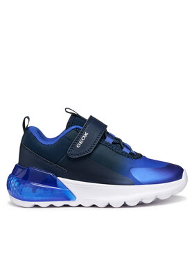 Geox Sneakersy Geox J Activart Illuminus J56LYA 02A9J C4226 S Granatowy