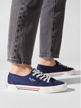 Pepe Jeans Кросівки Pepe Jeans Brady W Basic PLS31287 Cиній