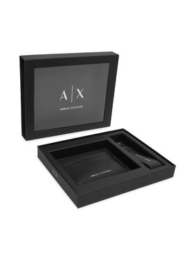 Armani Exchange Set portacarte e portachiavi Armani Exchange XM002217 AF22541 UC001 Nero