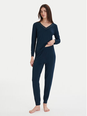 Ysabel Mora Ysabel Mora Pijama 10766 Azul marino Regular Fit