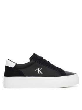Calvin Klein Jeans Laisvalaikio batai Calvin Klein Jeans Vulc Flatform Mg Nylon Mix YW0YW01896 Juoda