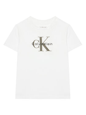 Calvin Klein Jeans Calvin Klein Jeans Camiseta Monogram IN0IN00334 Blanco Regular Fit