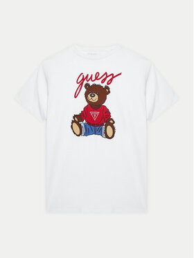 Guess Guess Футболка H4BJ06 I3Z14 Білий Regular Fit