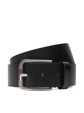 Tommy Jeans Vīriešu josta Tommy Jeans Austin Distressed 4.0 AM0AM13690 Melns